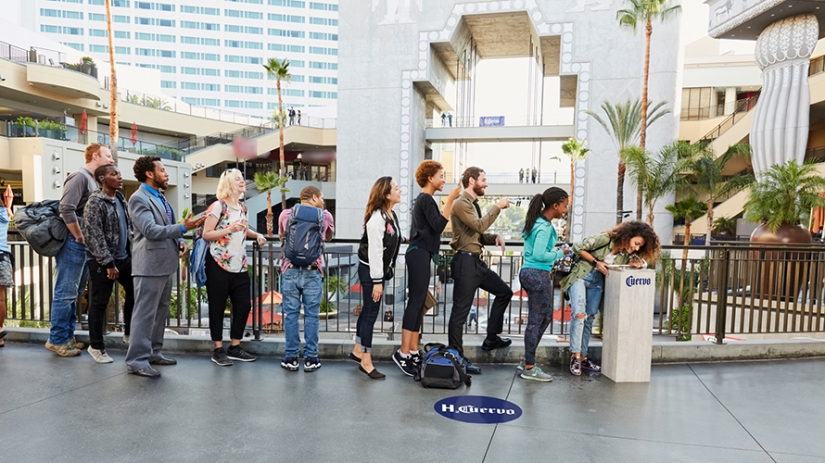 In Los Angeles, tequila poured from drinking fountains