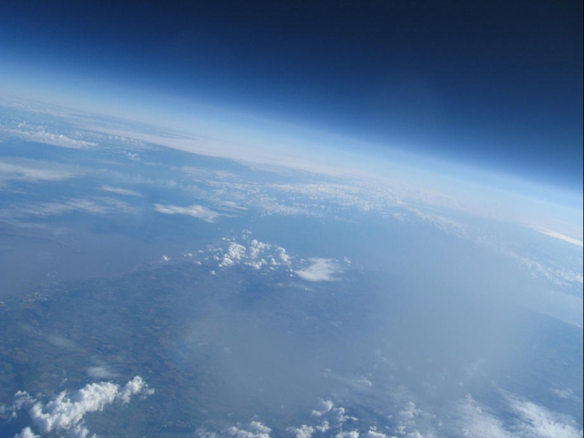 Increíbles tomas desde la estratosfera.