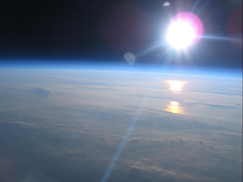 Increíbles tomas desde la estratosfera.