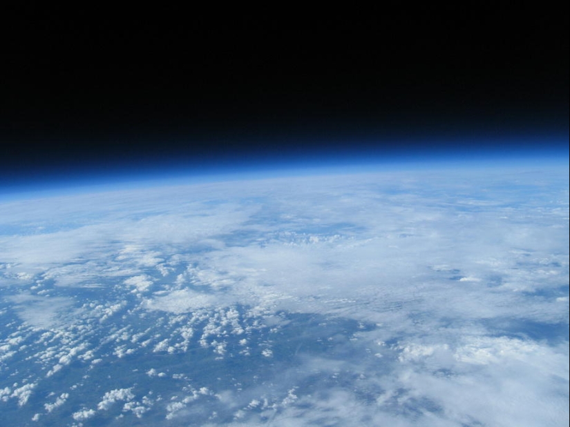 Increíbles tomas desde la estratosfera.