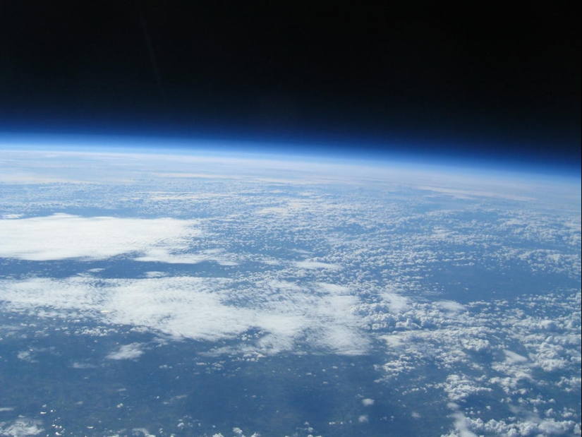 Increíbles tomas desde la estratosfera.