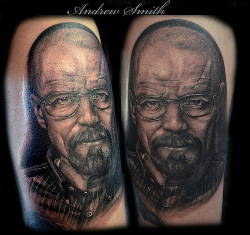 Incredibly realistic tattoos by Walter White Incredibly realistic tattoos by Walter White