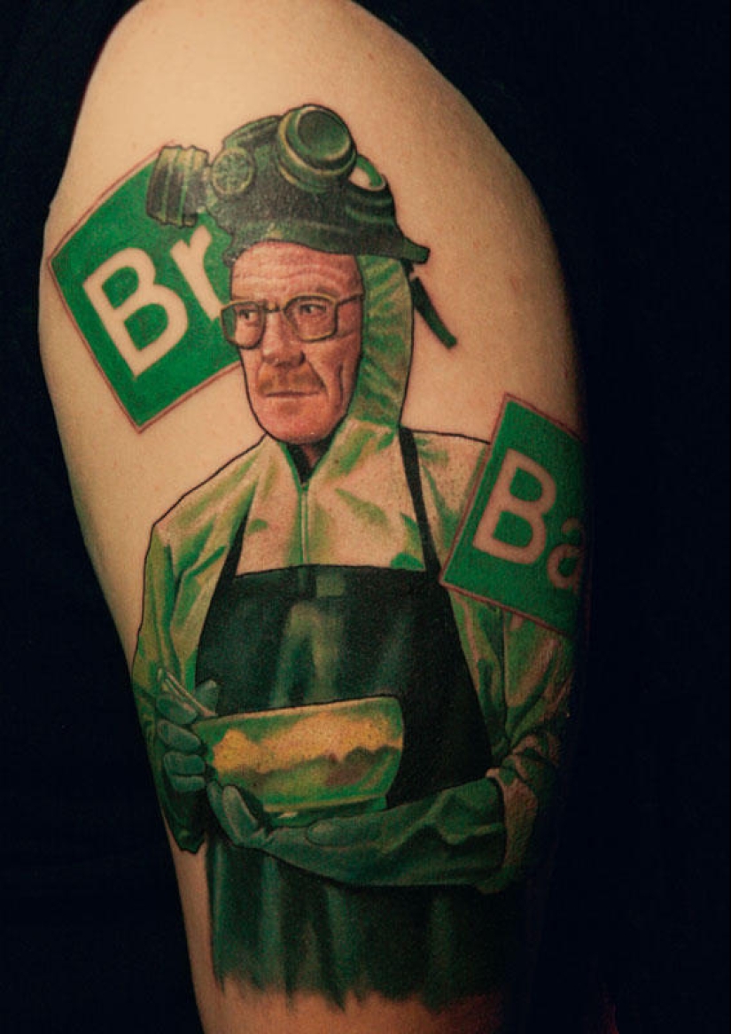 Incredibly realistic tattoos by Walter White Incredibly realistic tattoos by Walter White