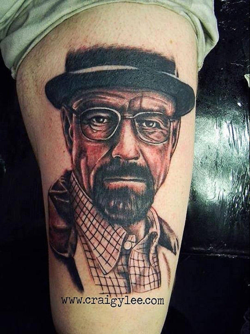 Incredibly realistic tattoos by Walter White Incredibly realistic tattoos by Walter White
