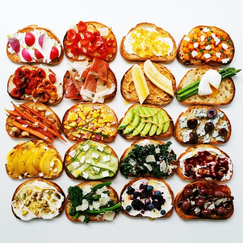 Instagram User Turns Food Into Rainbow Paintings