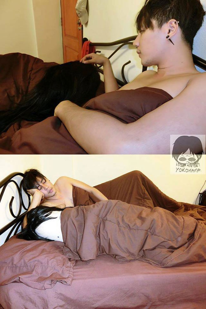 Instrucciones: cómo tomar fotos con tu novia si no tienes una