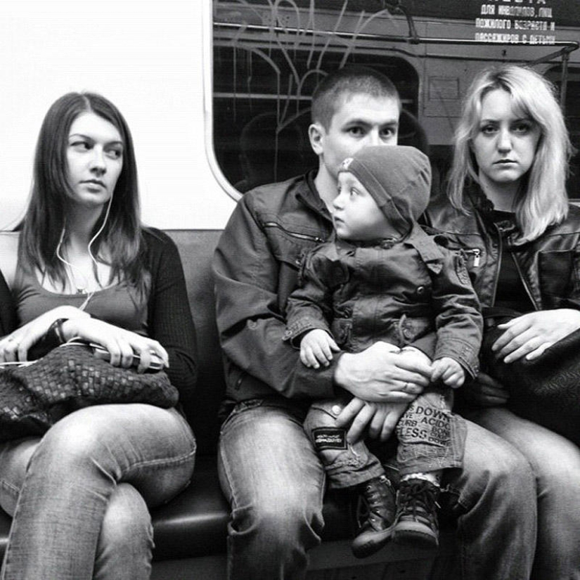 "Interesting Passengers" of the Moscow Metro
