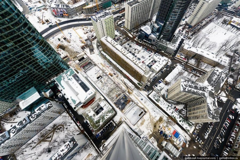 Invierno Varsovia desde arriba Invierno Varsovia desde arriba