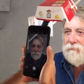 iPhone, caja Big Mac y sin magia: el fotógrafo hizo retratos geniales con la ayuda de medios improvisados