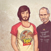 It was - it became: celebrities next to themselves in their youth