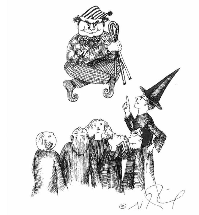 J. K. Rowling's own illustrations for the Harry Potter books
