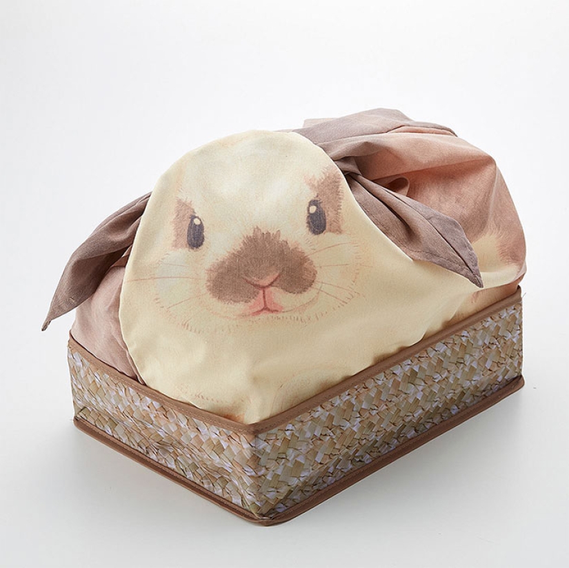 Japanese bags will turn things lying randomly at home into cute rabbits Japanese bags will turn things lying randomly at home into cute rabbits