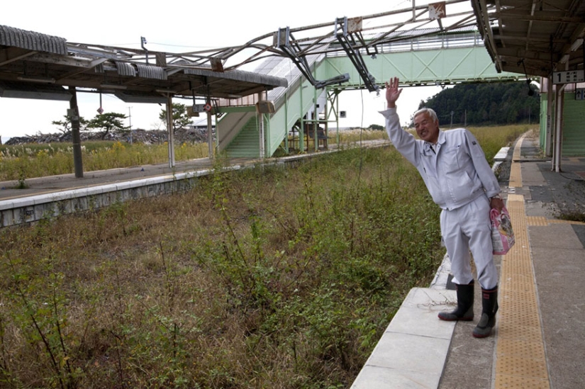 Japanese man returns to Fukushima contaminated area to feed abandoned animals Japanese man returns to Fukushima contaminated area to feed abandoned animals
