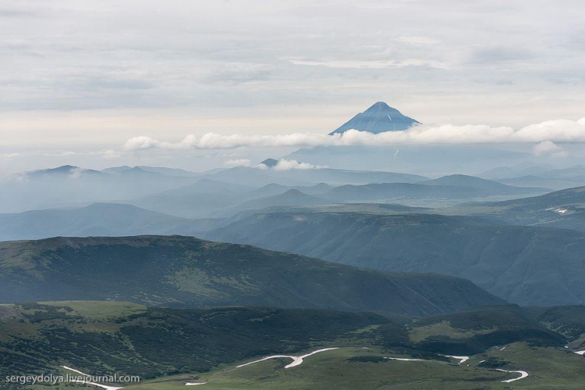 Kamchatka desde el aire