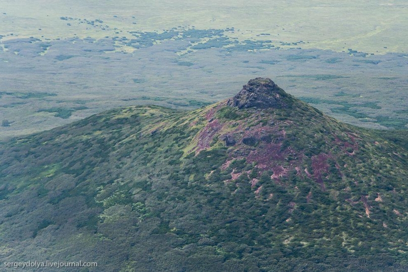 Kamchatka desde el aire