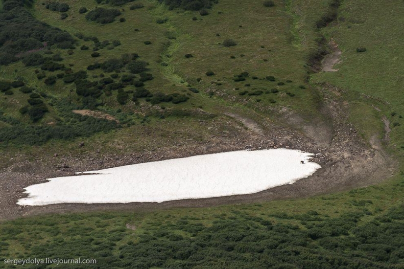 Kamchatka desde el aire