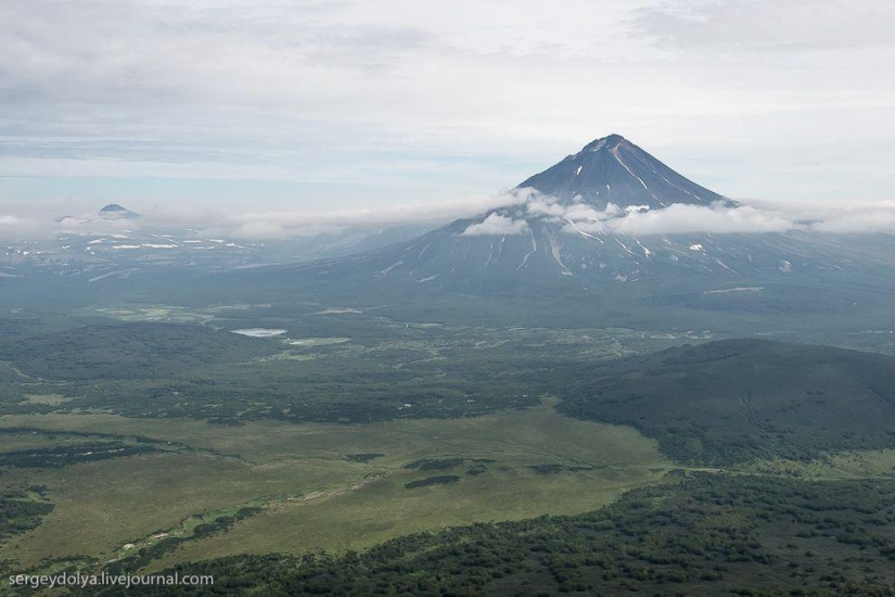 Kamchatka desde el aire