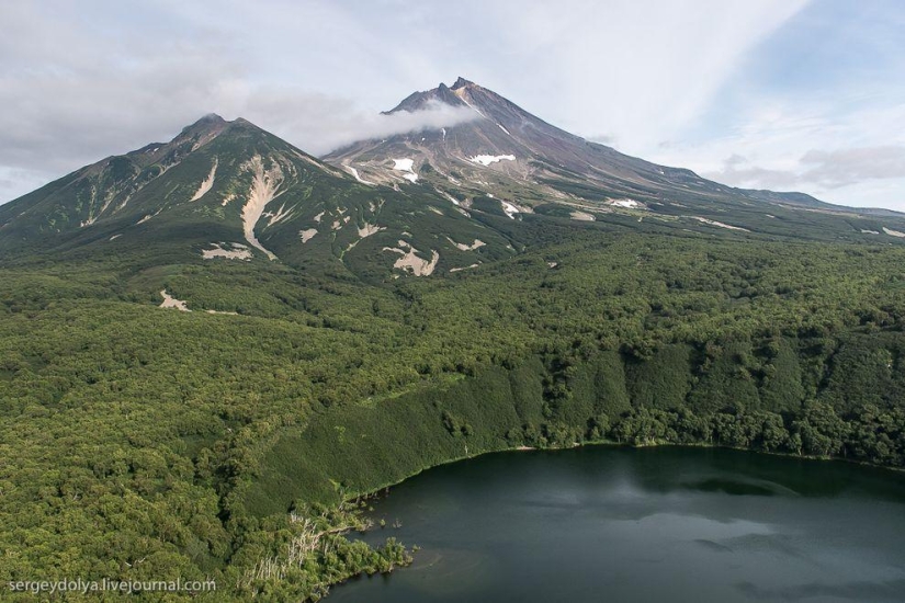 Kamchatka desde el aire