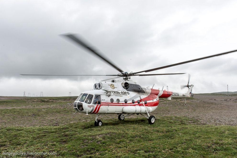 Kamchatka desde el aire