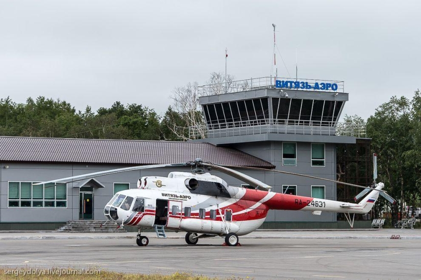 Kamchatka desde el aire