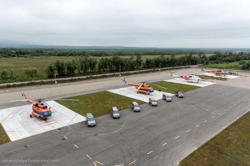 Kamchatka desde el aire