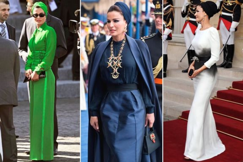 La belleza oriental que realmente gobierna Qatar: Sheikha Moza