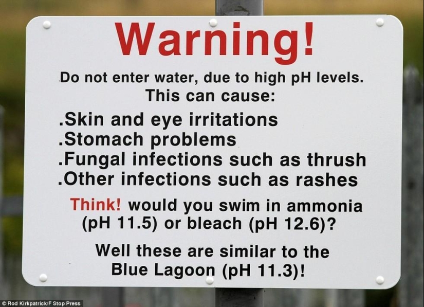 La belleza puede ser engañosa: ¿Te bañarías con lejía?