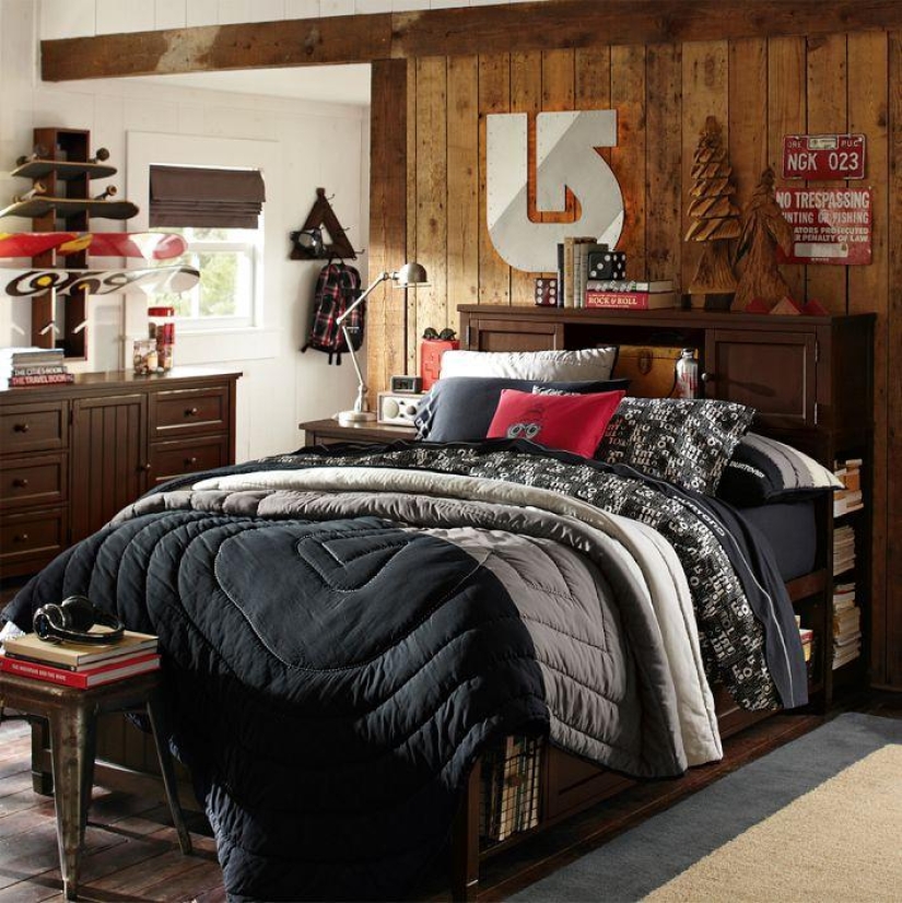 La decoración de las habitaciones de los adolescentes estadounidenses