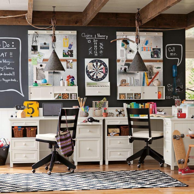 La decoración de las habitaciones de los adolescentes estadounidenses