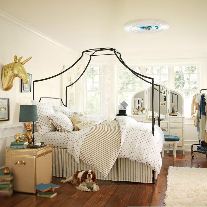 La decoración de las habitaciones de los adolescentes estadounidenses