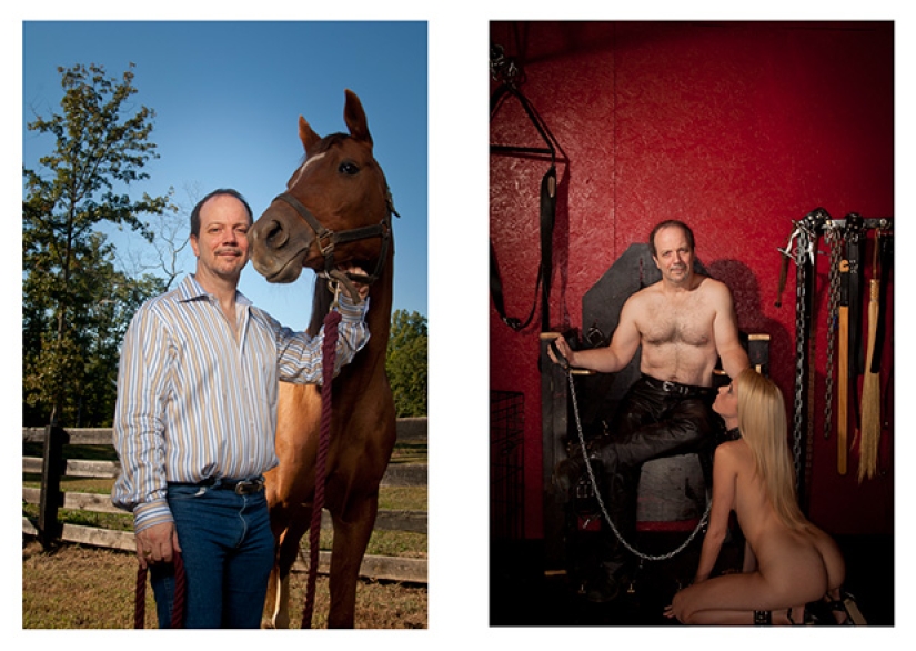 La doble vida de los fanáticos del BDSM en el proyecto fotográfico "Día y noche"