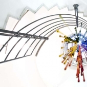 La impresionante belleza de las escaleras de caracol