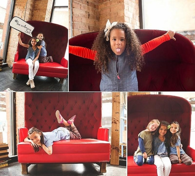 La madre de una niña con síndrome de Down organizó una sesión de fotos para niños con discapacidad para el nuevo curso escolar