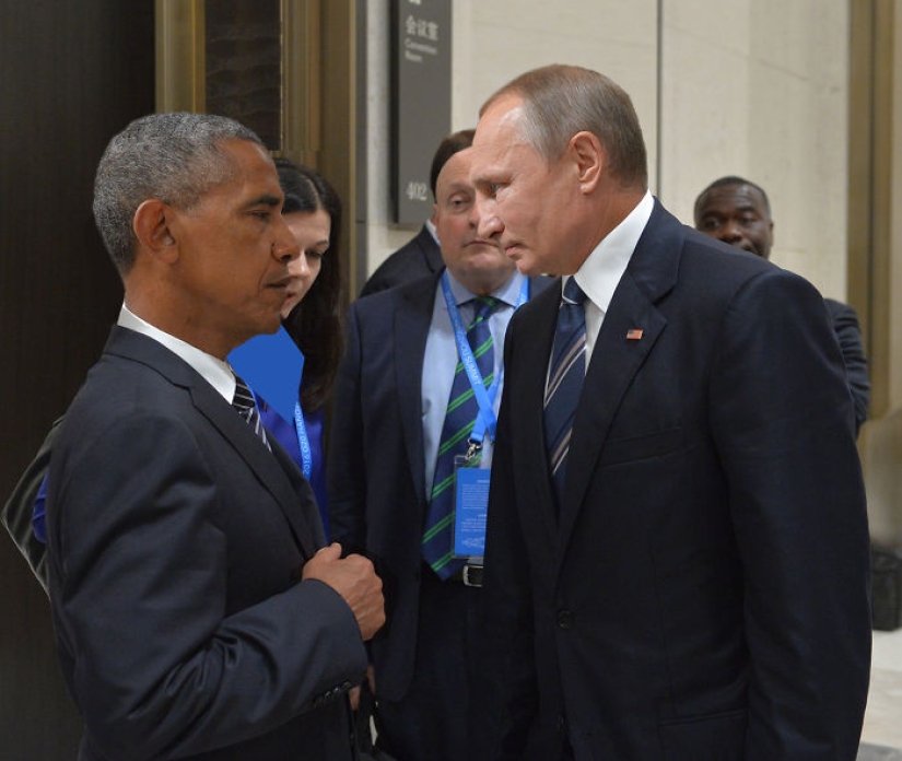 La mirada mordaz de Obama a Putin estuvo en el centro de la batalla de photojab