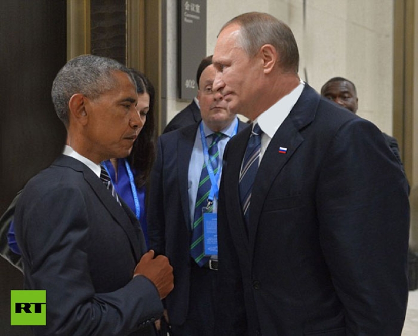 La mirada mordaz de Obama a Putin estuvo en el centro de la batalla de photojab