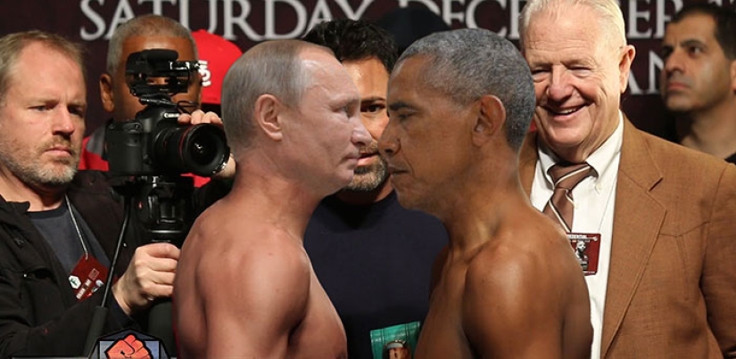 La mirada mordaz de Obama a Putin estuvo en el centro de la batalla de photojab