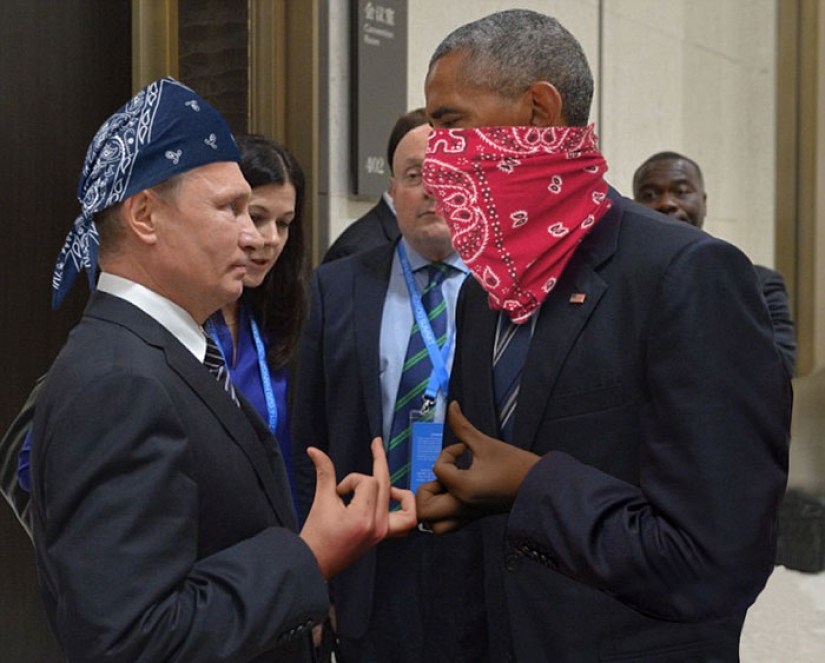 La mirada mordaz de Obama a Putin estuvo en el centro de la batalla de photojab