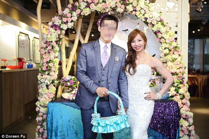 La novia más fuerte del mundo: una mujer taiwanesa conquistó a los invitados a la boda entrenando con un vestido