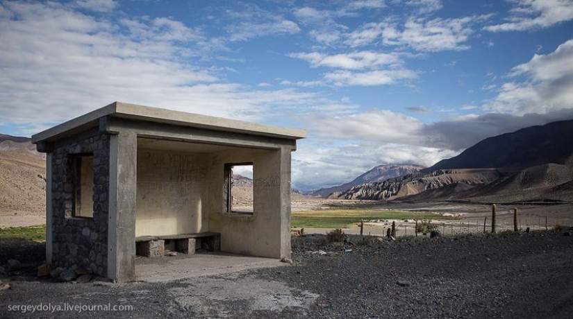 La parada de autobús más bonita del mundo.