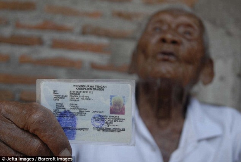 La persona más anciana del mundo, que tiene 145 años, vive en Indonesia
