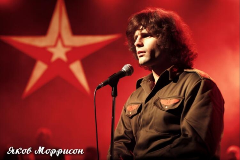 La red neuronal mostró a músicos occidentales en imágenes típicas de la URSS