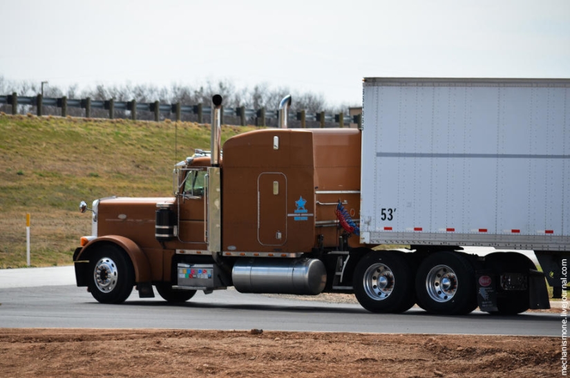 La vida de los camioneros estadounidenses.
