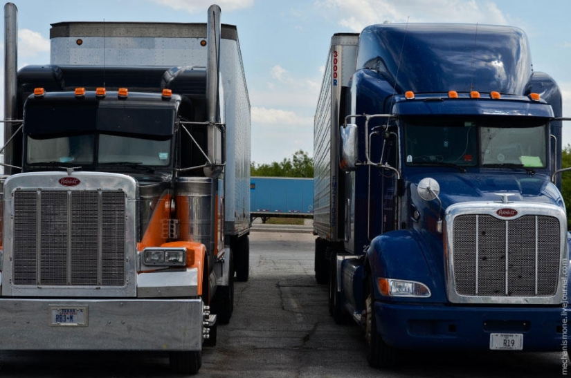 La vida de los camioneros estadounidenses.