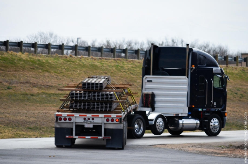 La vida de los camioneros estadounidenses.