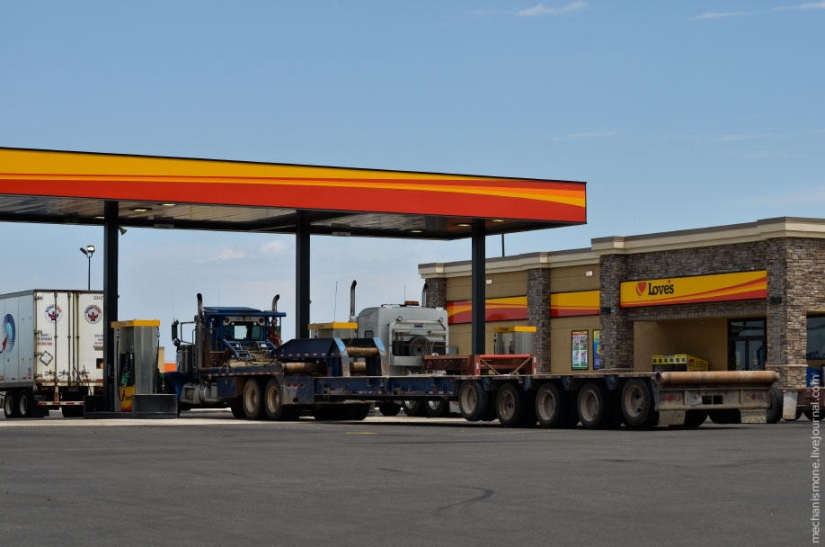 La vida de los camioneros estadounidenses.