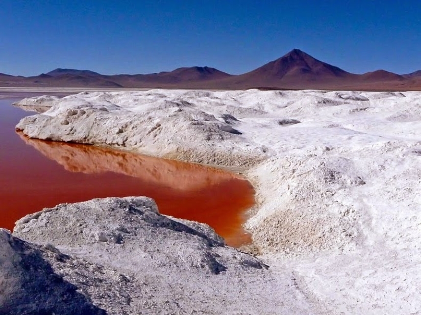 Laguna Sangrienta en Bolivia