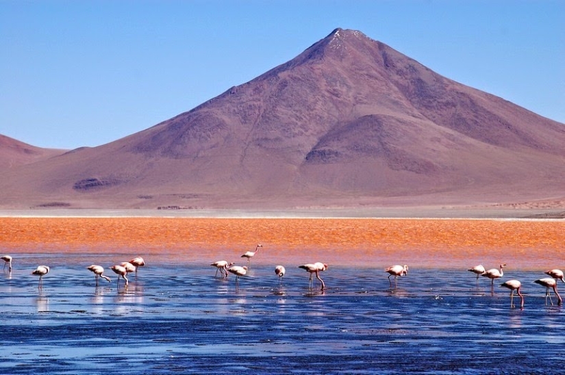 Laguna Sangrienta en Bolivia