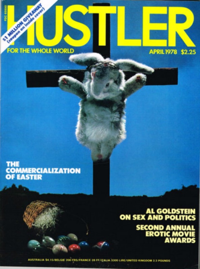 Las 10 portadas más escandalosas de la revista Hustler Las 10 portadas más escandalosas de la revista Hustler