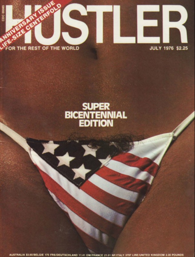 Las 10 portadas más escandalosas de la revista Hustler Las 10 portadas más escandalosas de la revista Hustler