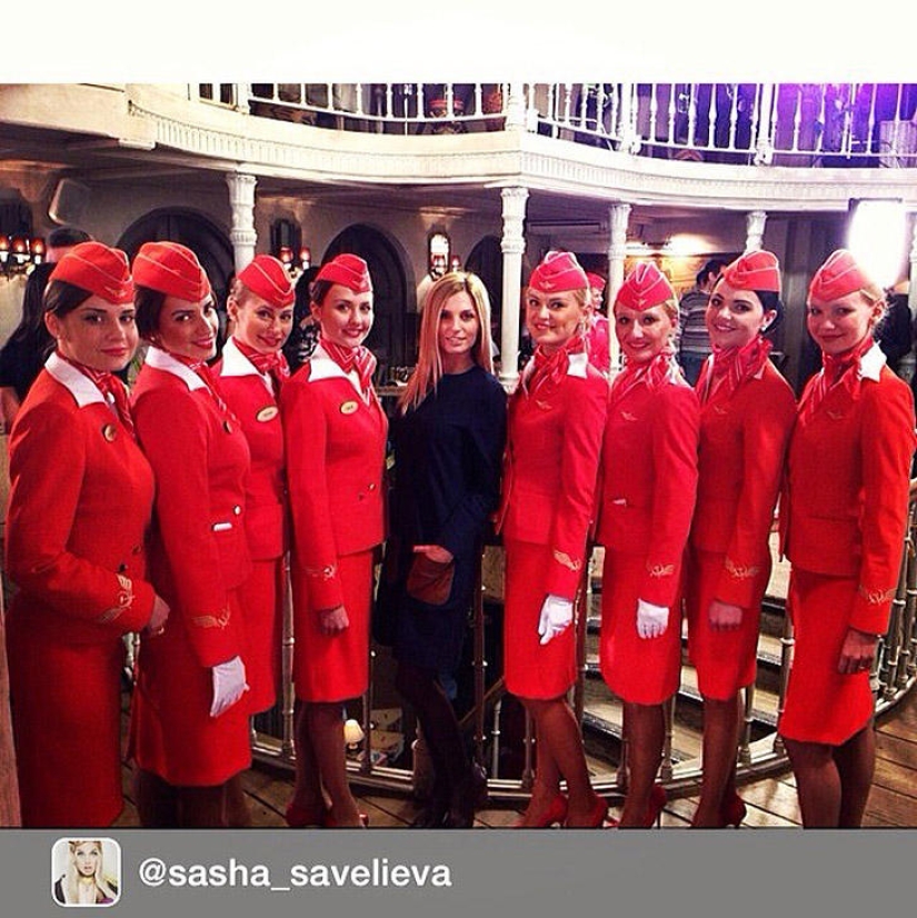 Las azafatas más bellas de Rusia Las azafatas más bellas de Rusia